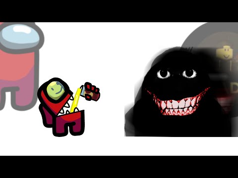 Mini Crewmate Kills ROBLOX EVADE Characters | Among Us