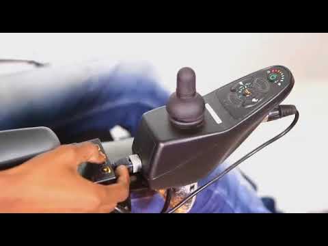 EB 103A Folding Power Wheelchair with Battery