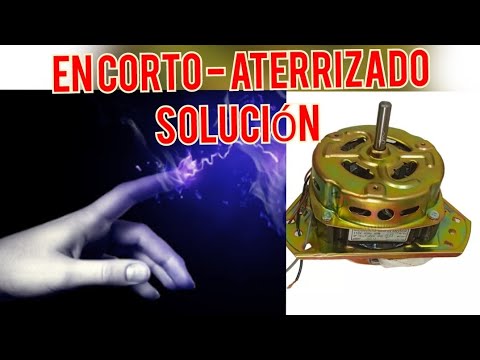 QUITAR EL CORTO O ATERRIZADO A  MOTOR DE SECADORA.