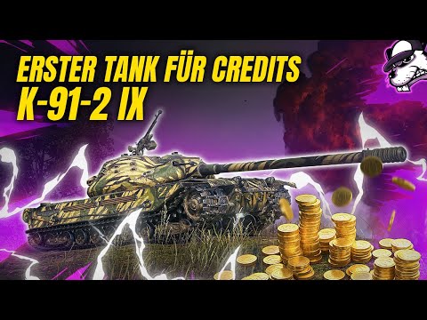 Schwarzmarkt: Der erste Tank für Credits - Was kann der K-91 II ? [WoT - DE - Gameplay]