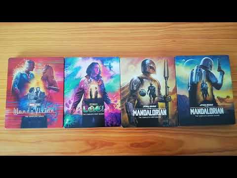 Unboxing Blu-ray Steelbooks series Disney+ : première vague. (HD)
