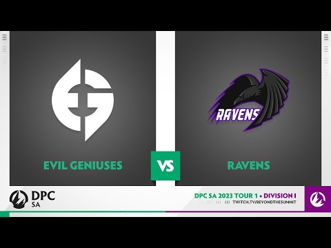 Evil Geniuses vs Ravens Game 2 - 2023 DPC SA Div 1 Tour 1 w/ Rada & Guipepe