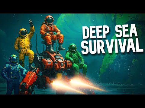 Deep Sea Drilling! Upgrade a HUGE MECH For Endless Loot in Ocean Keeper Co-op Drill Multiplayer!