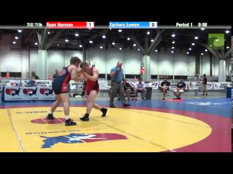 Men 79 KG / 174 lbs - Ryan Harman vs. Zachary Lowen