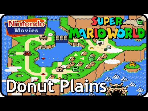 Super Mario World - World 2: Donut Plains (Multiplayer Walkthrough,  All Exits)