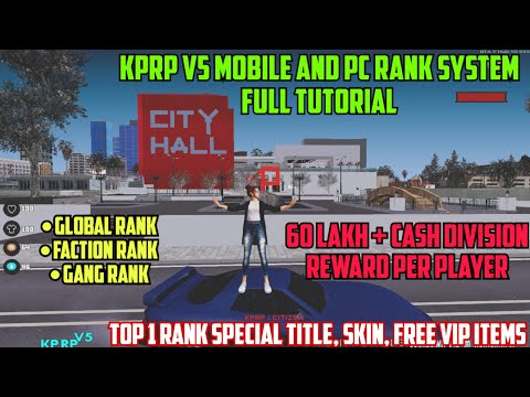 KPRP V5 RANK SYSTEM TUTORIAL MALAYALAM || A TO Z TUTORIAL SAMP || HOW TO DOWNLOAD GTA RP IN PHONE 