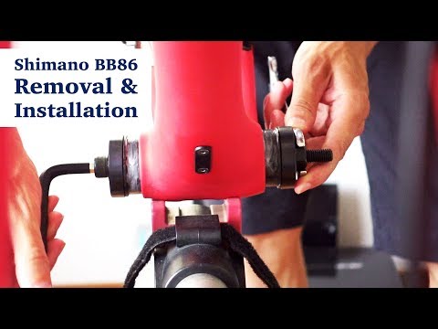 Shimano pressfit BB86 bottom bracket removal and installation How-to tutorial
