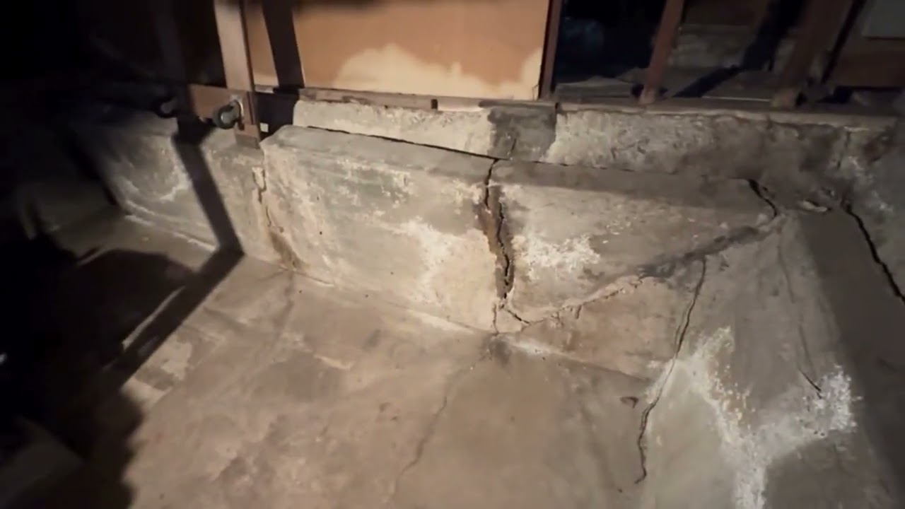 Basement Foundation Done by Amateurs is Beginning to Fail