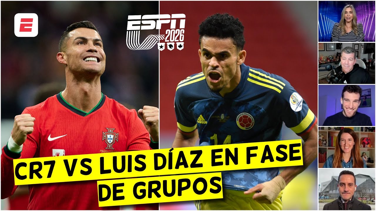 PORTUGAL Y COLOMBIA en EL MISMO GRUPO del MUNDIAL 2026 el ÚLTIMO de CRISTIANO RONALDO | Exclusivos