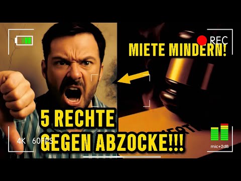 Miete mindern 2025: Diese Fehler ruinieren dich – So schützt du dein Geld!