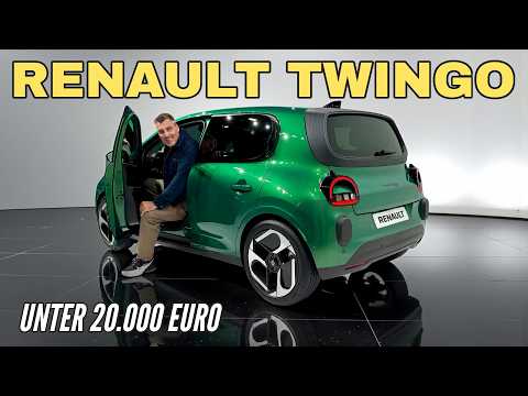 RENAULT TWINGO 2026: So kommt er ab UNTER 20.000 EURO! Elektro-Kleinwagen im Review | Technik