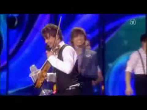 Alexander Rybak breaks his Eurovision winning trophy!! :)