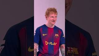 When the love song hits too hard… and so does the guitar 🎸 @Spotify @EdSheeran #fcbarcelona