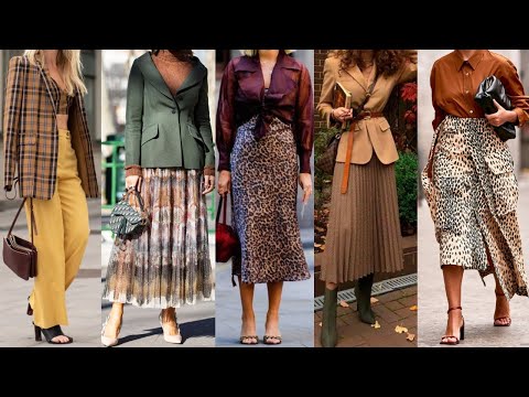 VISTETE ELEGANTE CON ROPA EN TENDENCIA DE MODA PARA ESTE OTOÑO INVIERNO 2024 2025