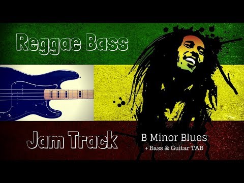 Reggae Bass Jam | Blues Backing Track (B Minor)