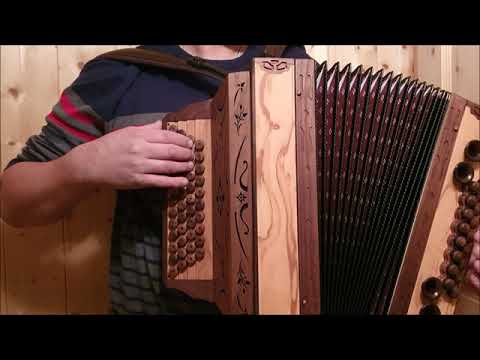 WoidBua Harmonika Modell Olive G C F B flach