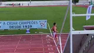 A estafeta de 4X100 do SLB para Birmingham com J.Pedro Lopes, Rafael Jorge, Frederico Curvelo e Diog