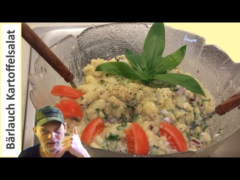 Bärlauch sammeln | Bärlauch  - Kartoffelsalat Rezept