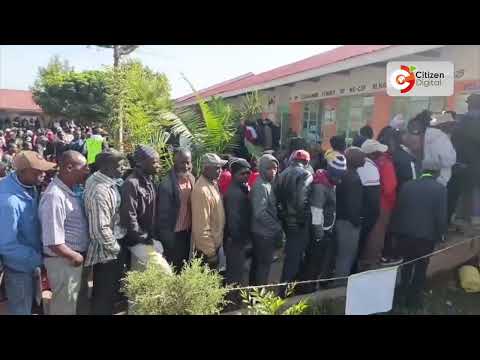 High voter turnout at Comprehensive Primary School Polling Station in Ol Kalou