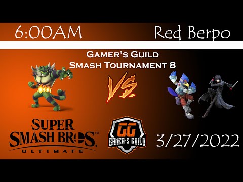 Gamer's Guild Smash Monthly 8 - Grand Finals - 6:00AM (Incineroaor) vs Red Berpo (Falco, Joker)