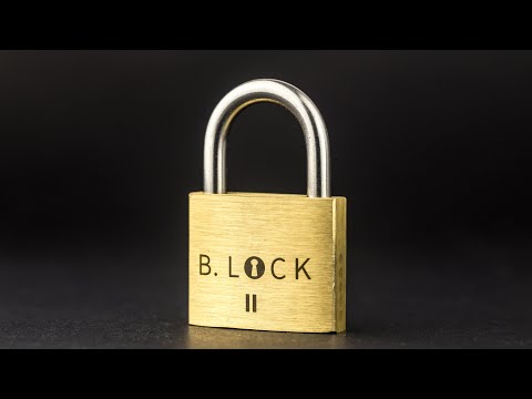 B-lock II - regular padlock that is also a puzzle.