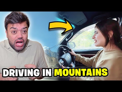 Aroob Driving in the Mountains for the First Time 😱 | Reached the Most Beautiful Place on Earth 😍