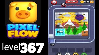 Pixelflow Level 367 very hard level Guide Walkthrough Solution