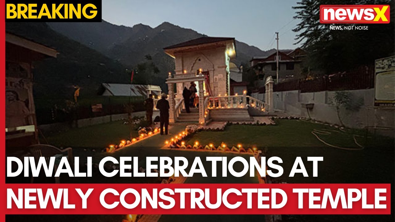 Diwali Celebrations at Newly Constructed Sharda Yatra Temple At LoC Teetwal in Kashmir | NewsX