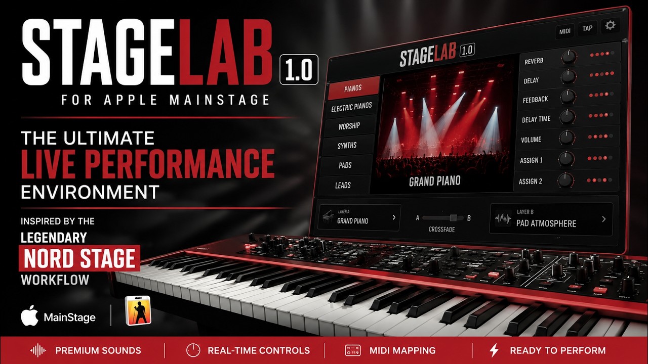 DAL001 - StageLab - Logic Pro X Mainstage - Video Preview 1