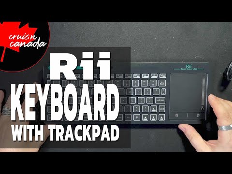 Rii K18 Plus Multimedia Wireless Keyboard with Trackpad
