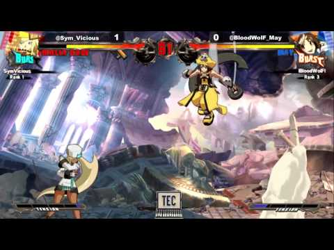 GGXRD: FT3 Round Robin: Sym (Millia) vs Bloodwolf (May)