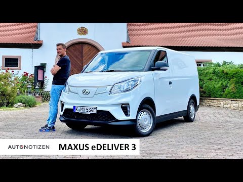 Maxus eDeliver 3: Elektro-Kastenwagen aus