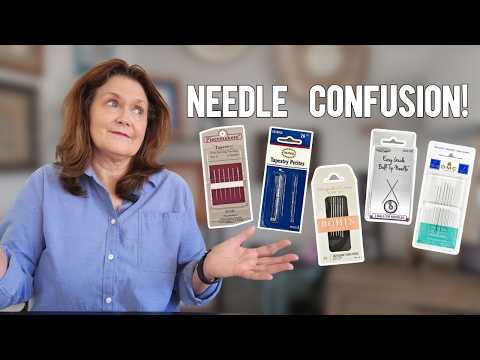 Needles, needles - so many types of cross stitch needles!