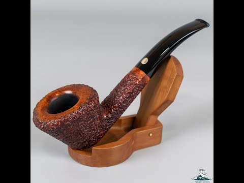 Handmade Mastro de Paja Rusticated Bent Dublin Paneled Shank (0B Grade) 9mm