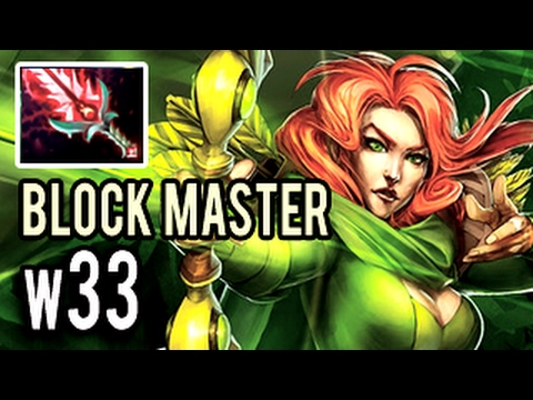 Hero Block Master w33 Plays Windranger Mid with Bloodthorn Patch 7.01 Dota 2