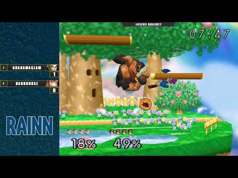 Charity East - Darkhorse (Donkey Kong) Vs. Grahamaglam (Link) Super Smash Bros. - SSB64