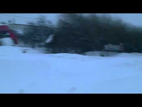 E85 blocat de zapada