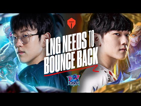 TOP ESPORTS TAKE ON LNG LOOKING TO BOUNCE BACK - LNG VS TES - LPL SUMMER 2024 - CAEDREL