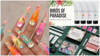 DIY Summer POLYGEL Nails! MAKARTT Birds of Paradise Collection Review &amp; Tutorial Femi Beauty Method