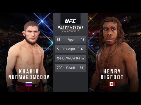 Khabib vs. Bigfoot Henry - EA Sports UFC 4 - Champion Fight 🦅