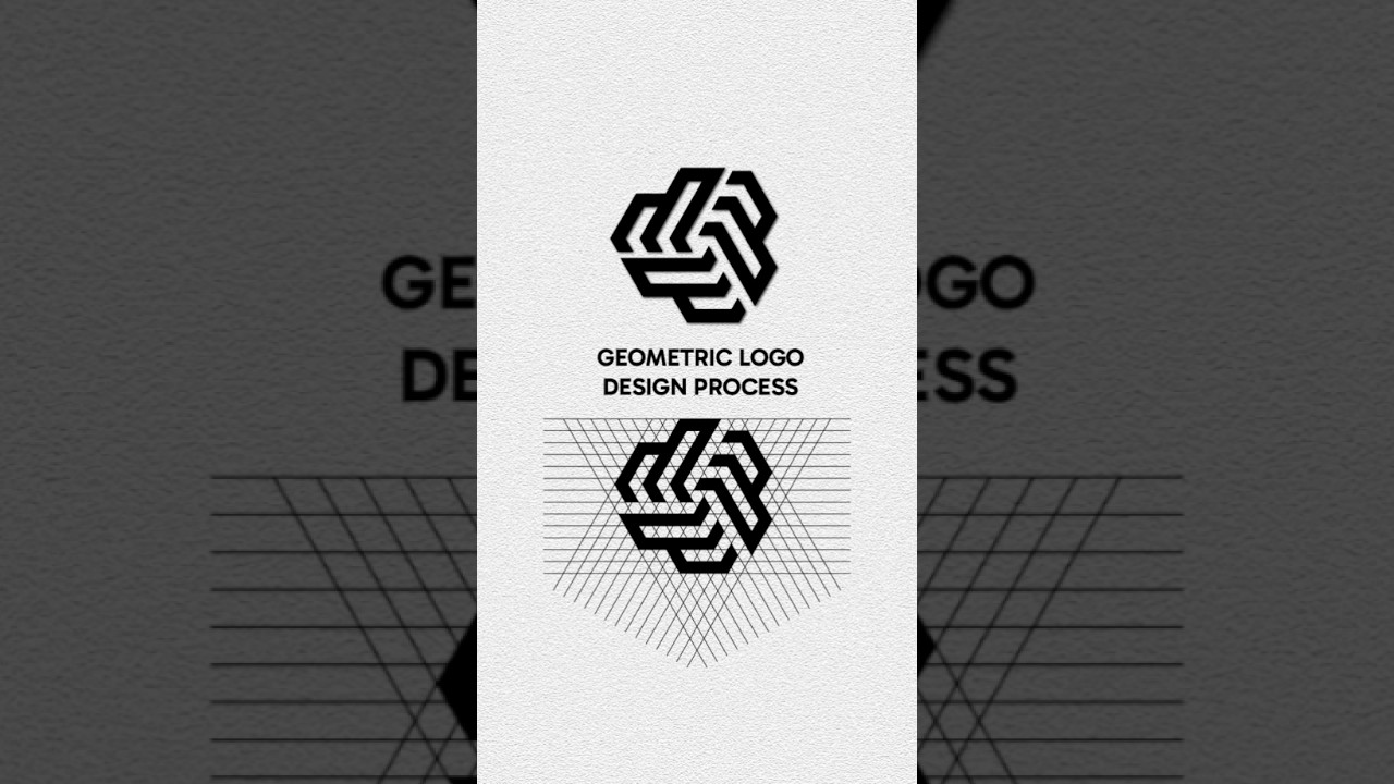 Geometric Logo Design Tutorial : Adobe Illustrator Logo Tutorial  #logo #adobeillustrator