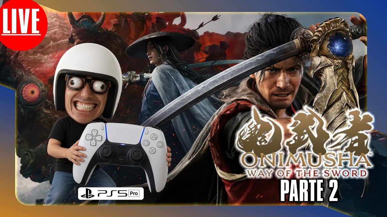 🎮🚨 AO VIVO -  Onimusha: Way of the Sword PARTE 2 no PS5 PRO #onimushawayofthesword