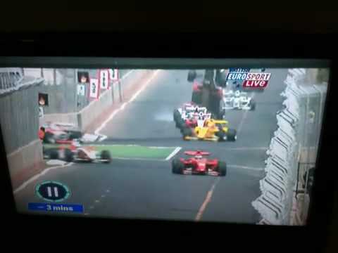 F2 formula 2 race 2 marrakech morocco massive crash flippin