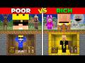 POOR Vs RICH Scary Monster Apocalypse Bunker Battle In Minecraft