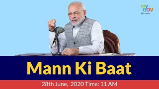 PM Narendra Modi Mann Ki Baat: 28th June 2020 | DOWNLOAD THIS VIDEO IN MP3, M4A, WEBM, MP4, 3GP ETC