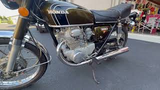 1972 Honda CB350 Walkaround & Engine Idle