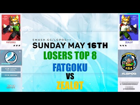 Losers Top 8 - FatGoku vs Zealot - LG Ginger's Pot O' Gold: May