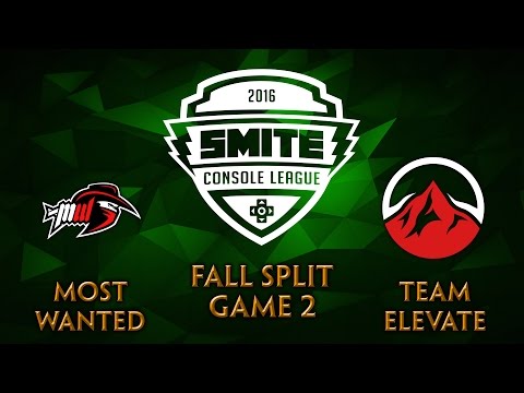 SMITE Console League EU Fall Split Week 5 - Most Wanted vs. Team eLevate (Game 2)