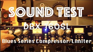Video thumbnail for DBX160SL   SOUND TEST by Hideyuki Daichi Suzuki