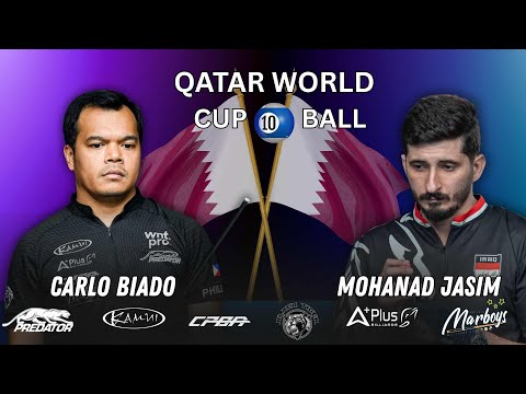 Carlo Biado VS Mohanad Jasim | Qatar World Cup 10 Ball |Race 9 Atlernate break